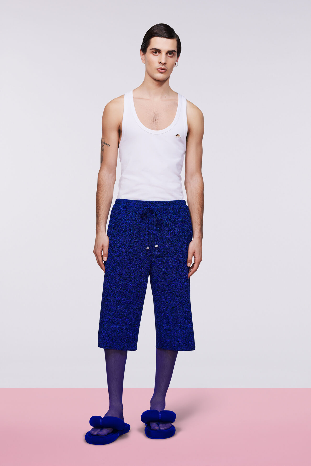 Bermuda Sparkly Shorts Blue