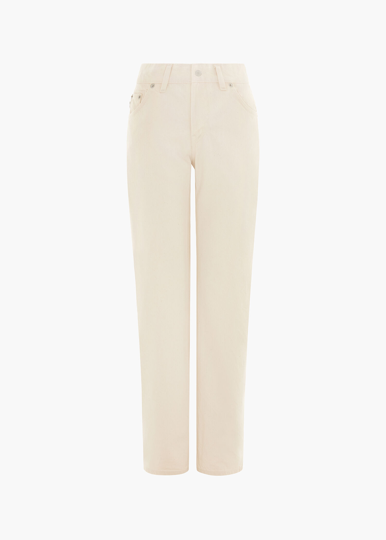 Angels Patch Jeans Cream