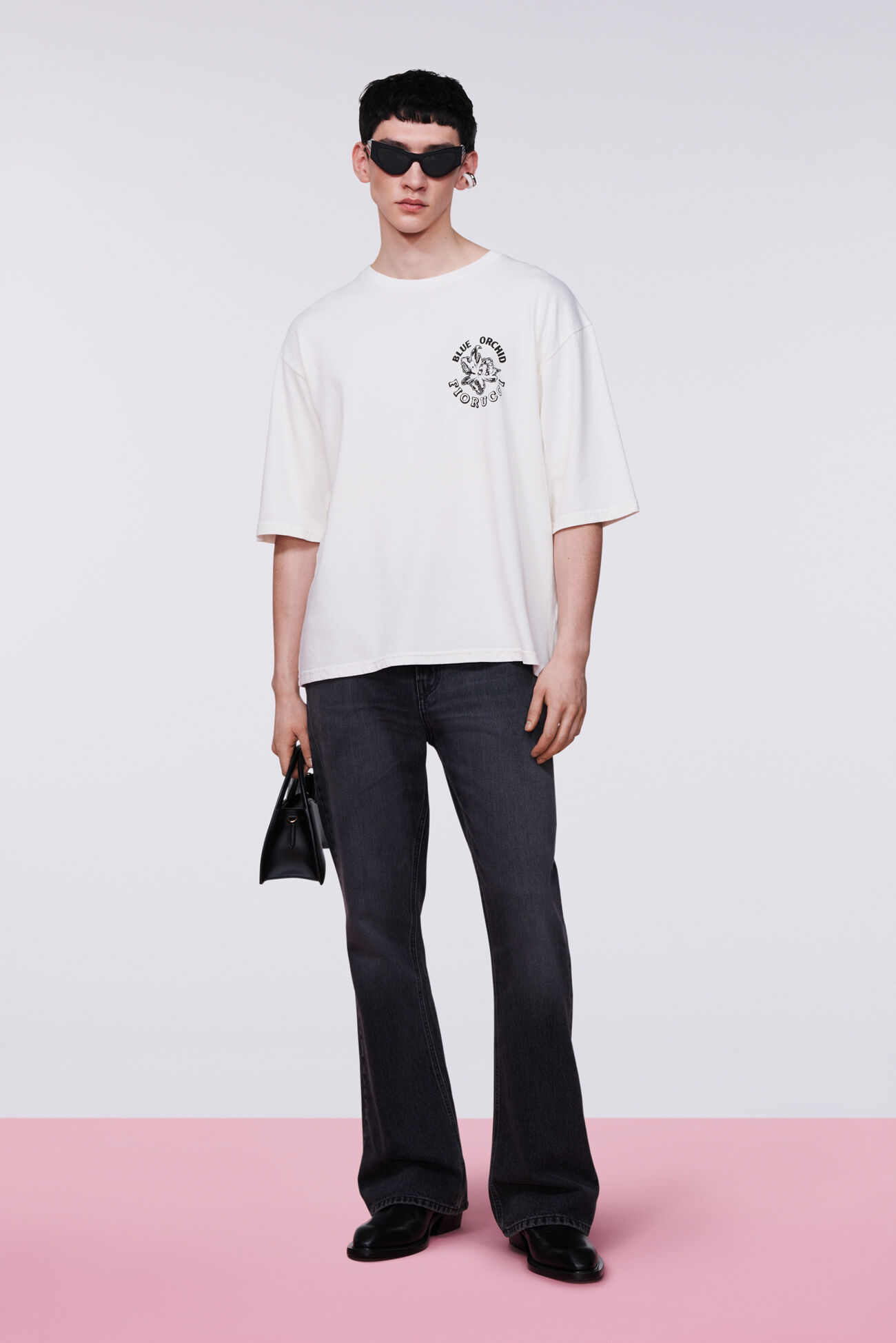 Orchid Graphic T-Shirt White