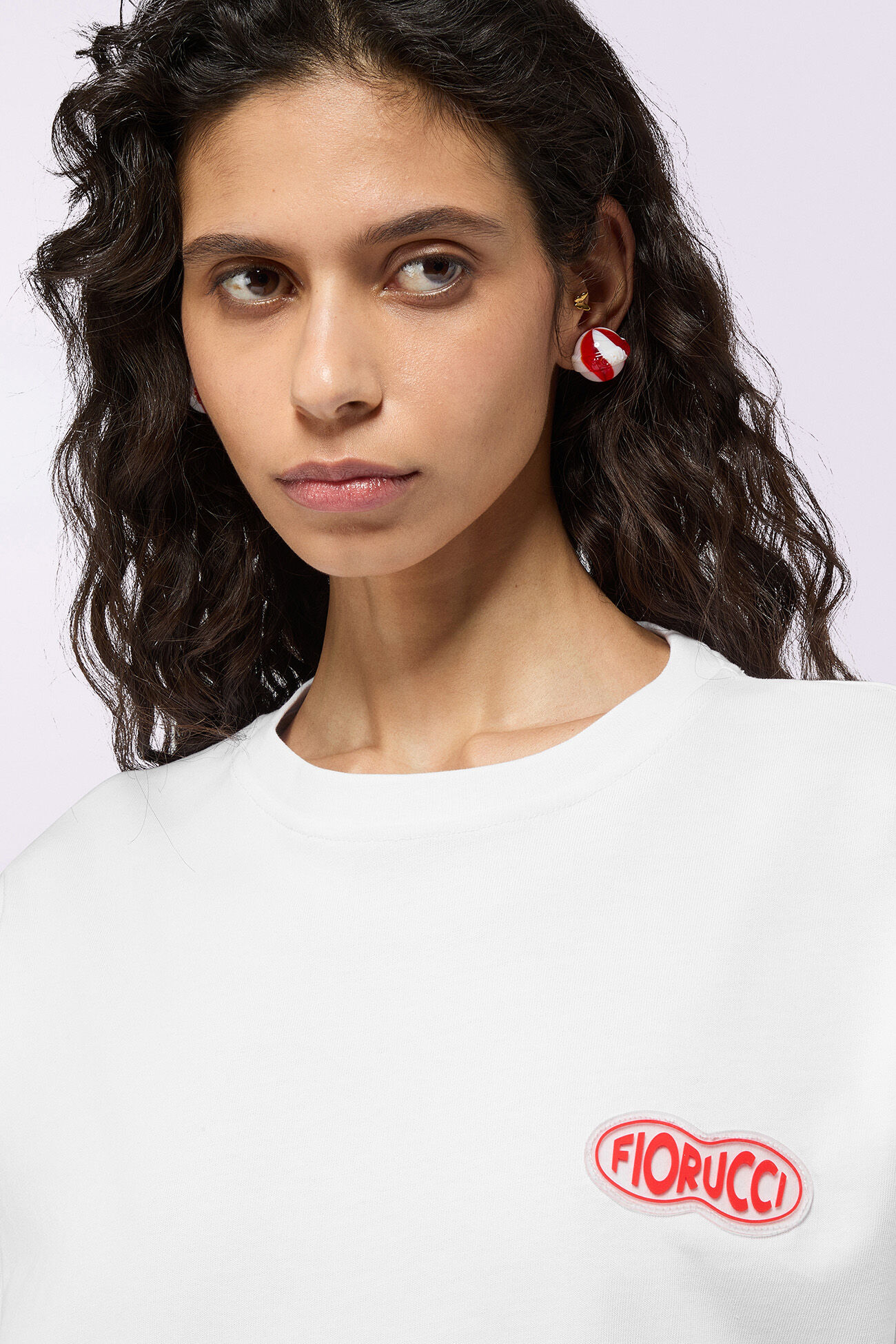 Fish Eye Logo Relaxed T-Shirt White