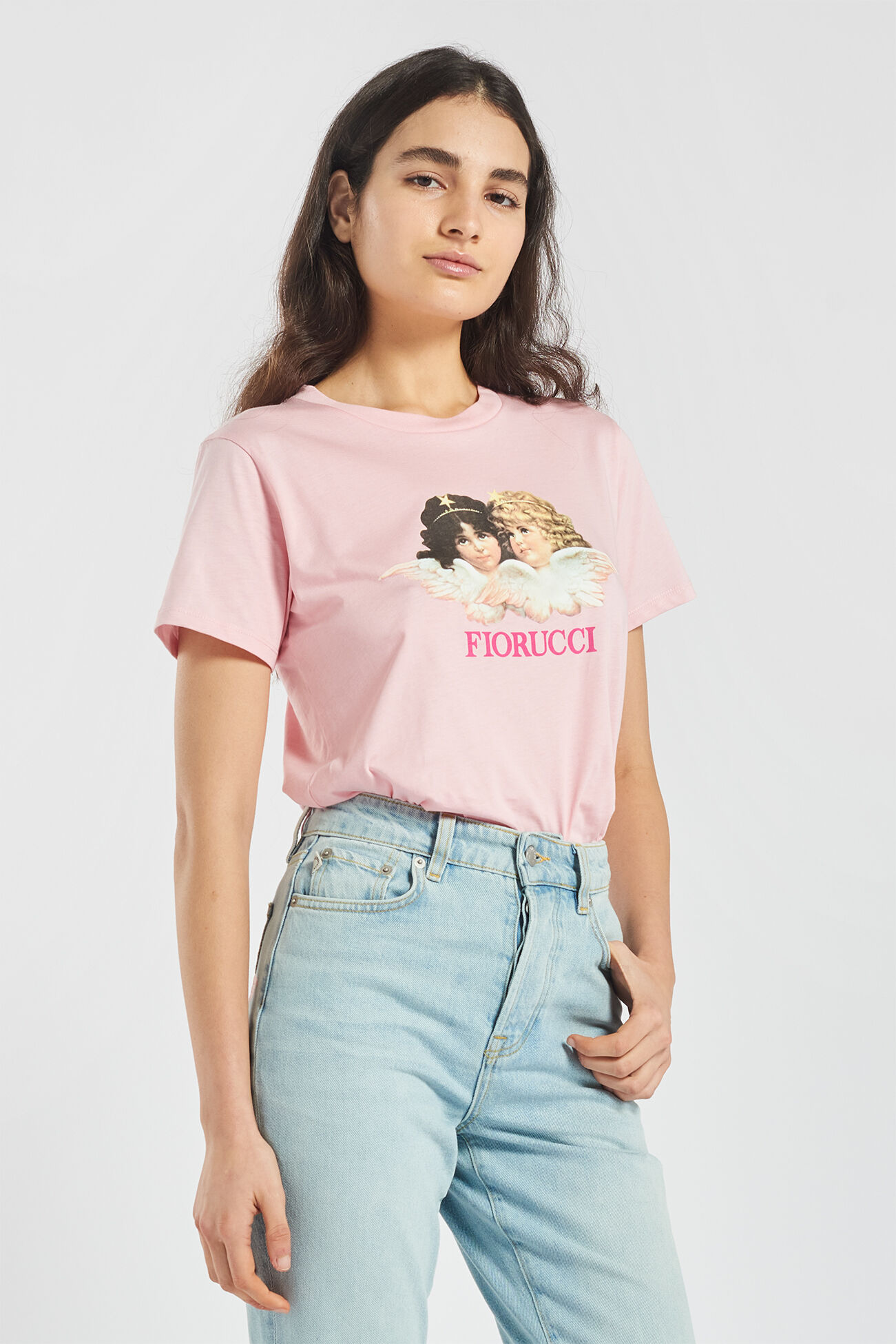Vintage Angels T-Shirt Dusty Pink