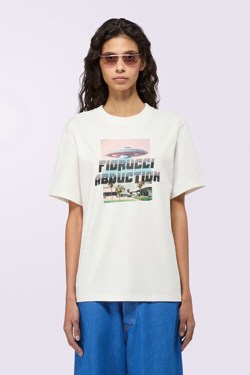 Abduction Regular T-Shirt Cream