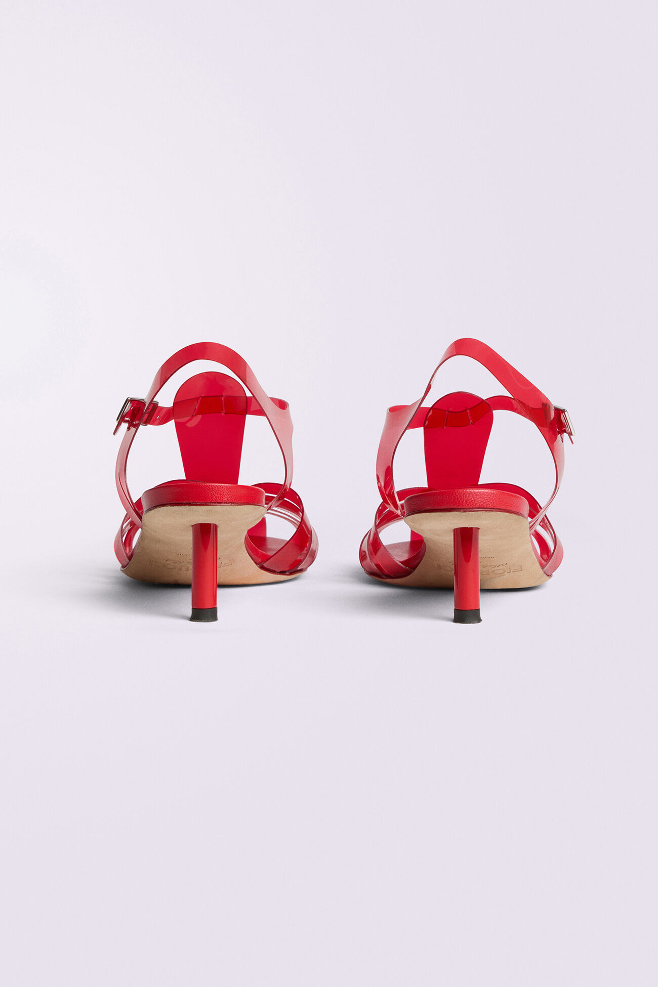 Jelly Kitten Heels Red