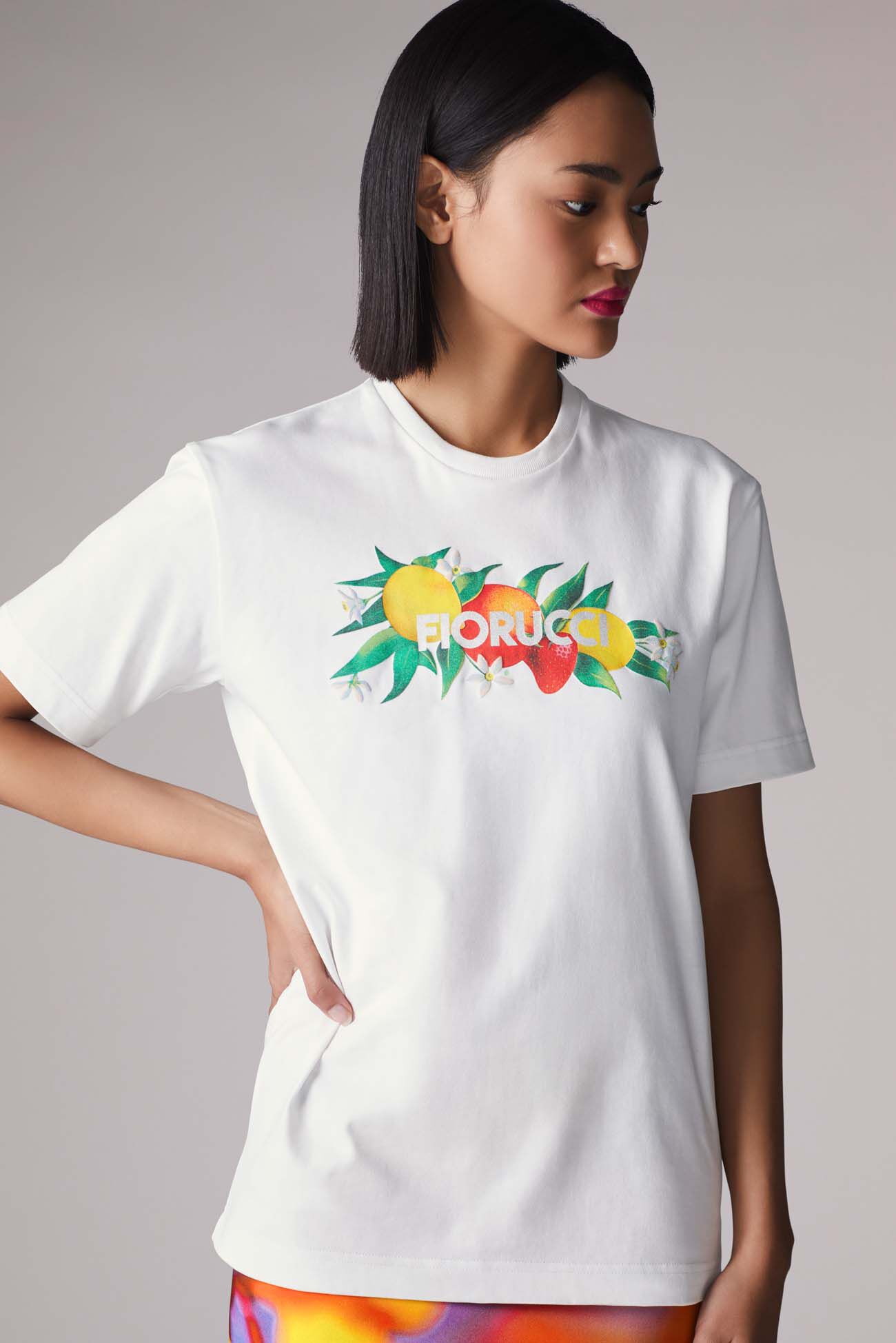 Fruity Logo T-Shirt White