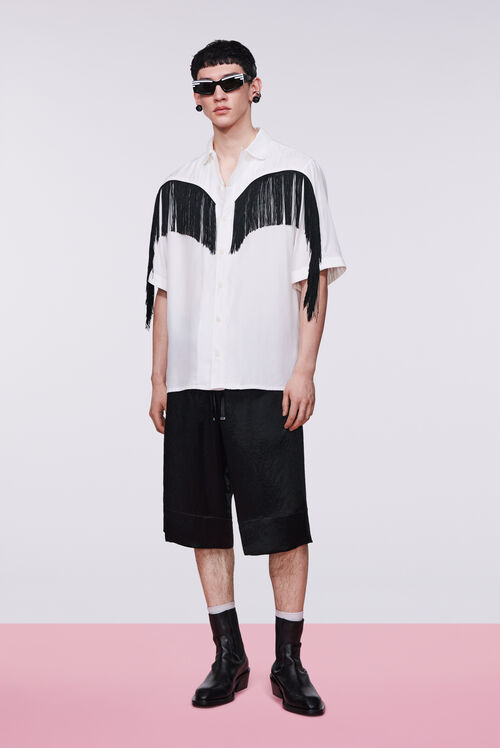 Fringe Shirt White