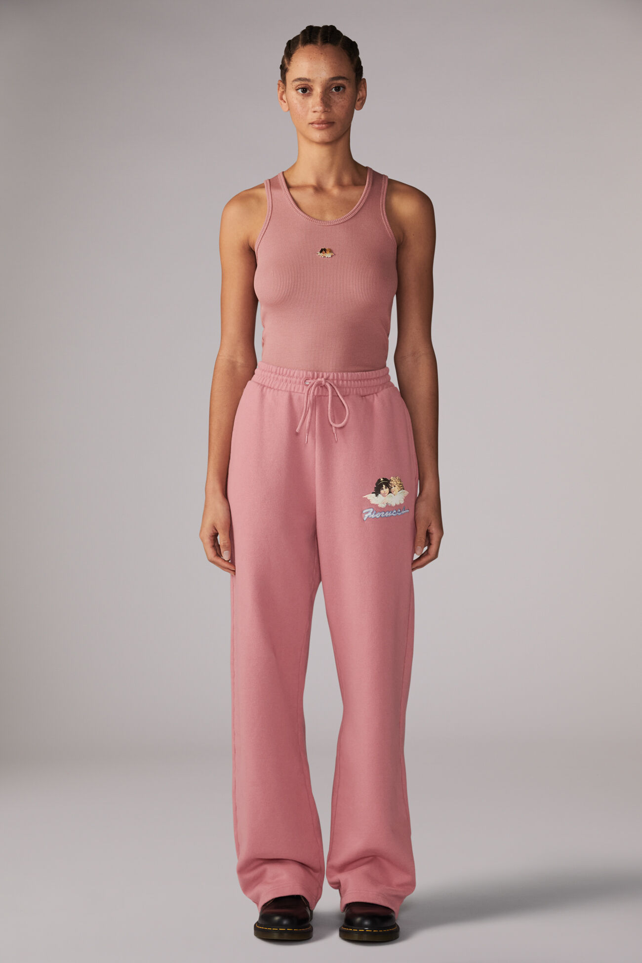Angels Squiggle Logo Joggers Pink