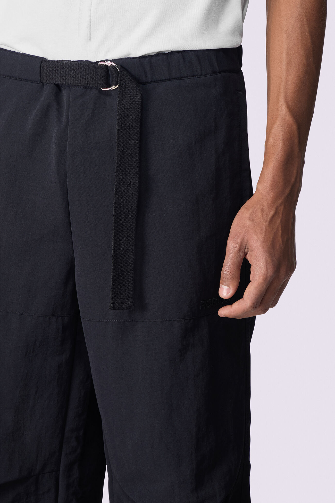 Parachute Trousers Black