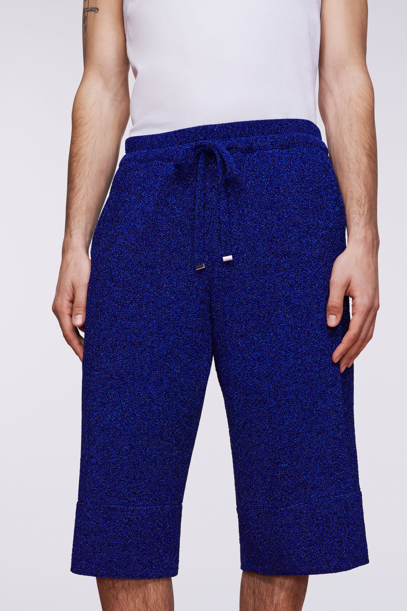 Bermuda Sparkly Shorts Blue