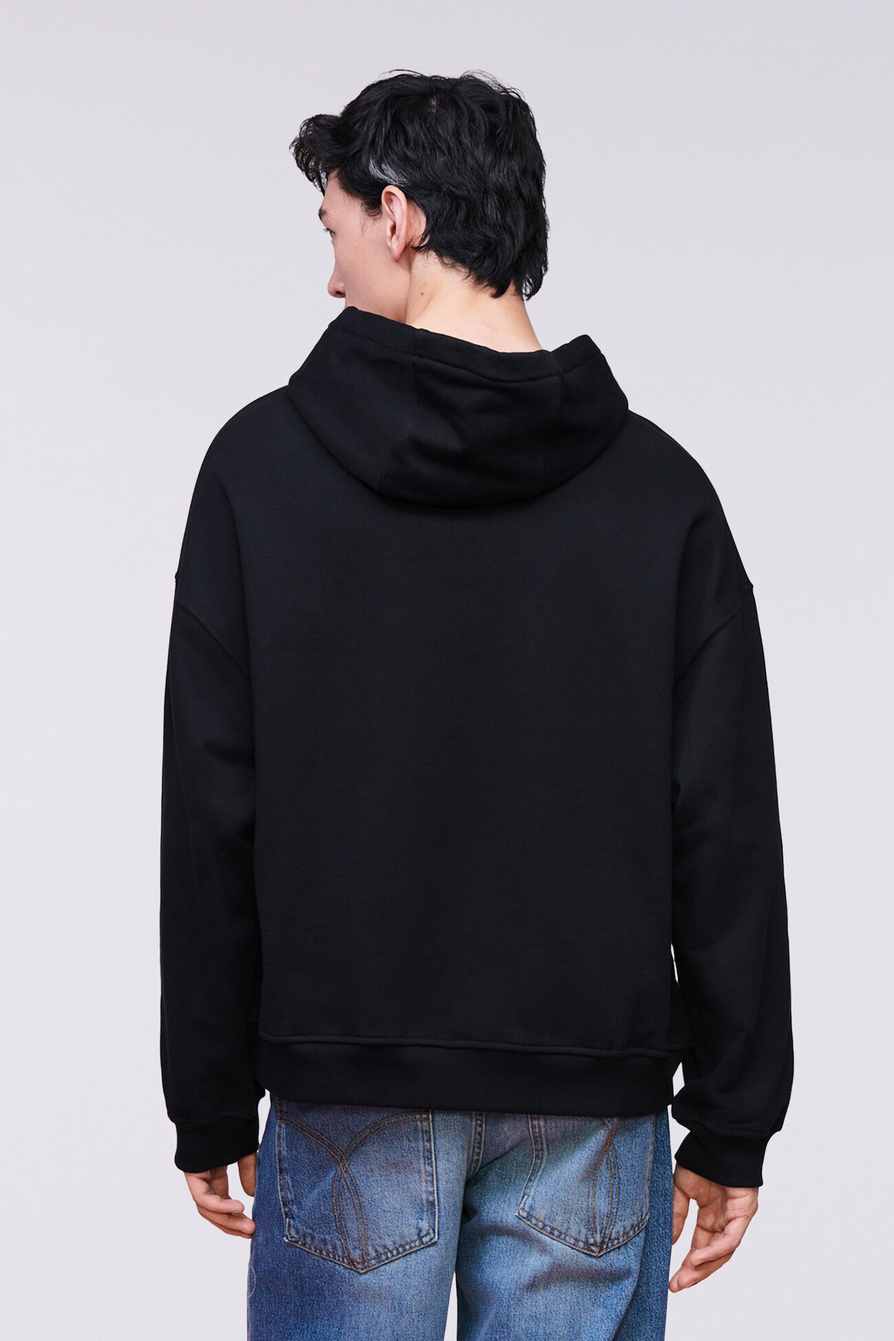 Unisex Fruit Logo Hoodie Black