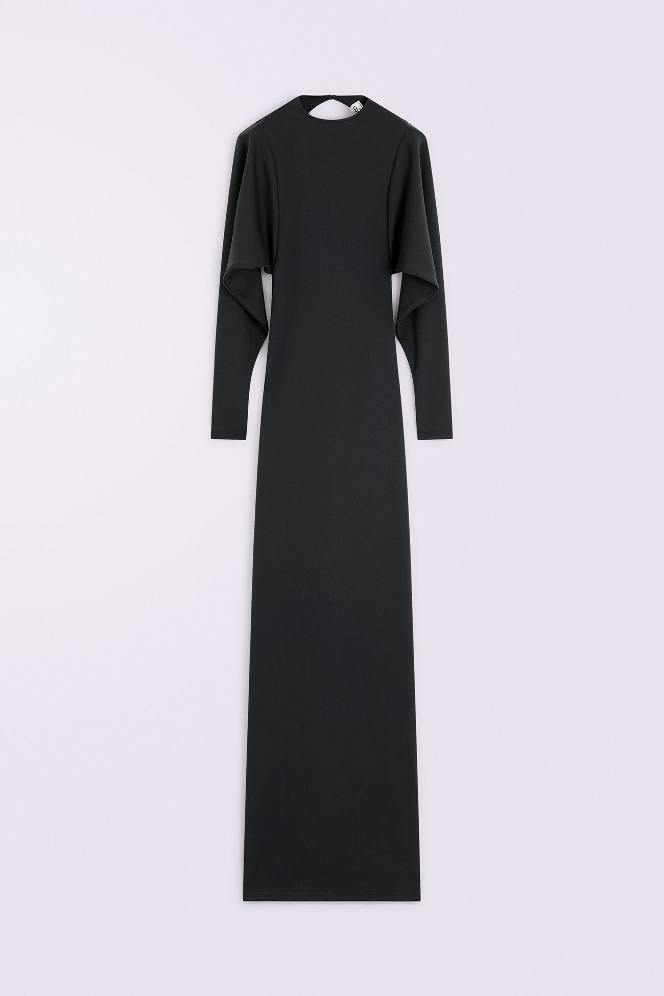 Ruffle Maxi Dress Black