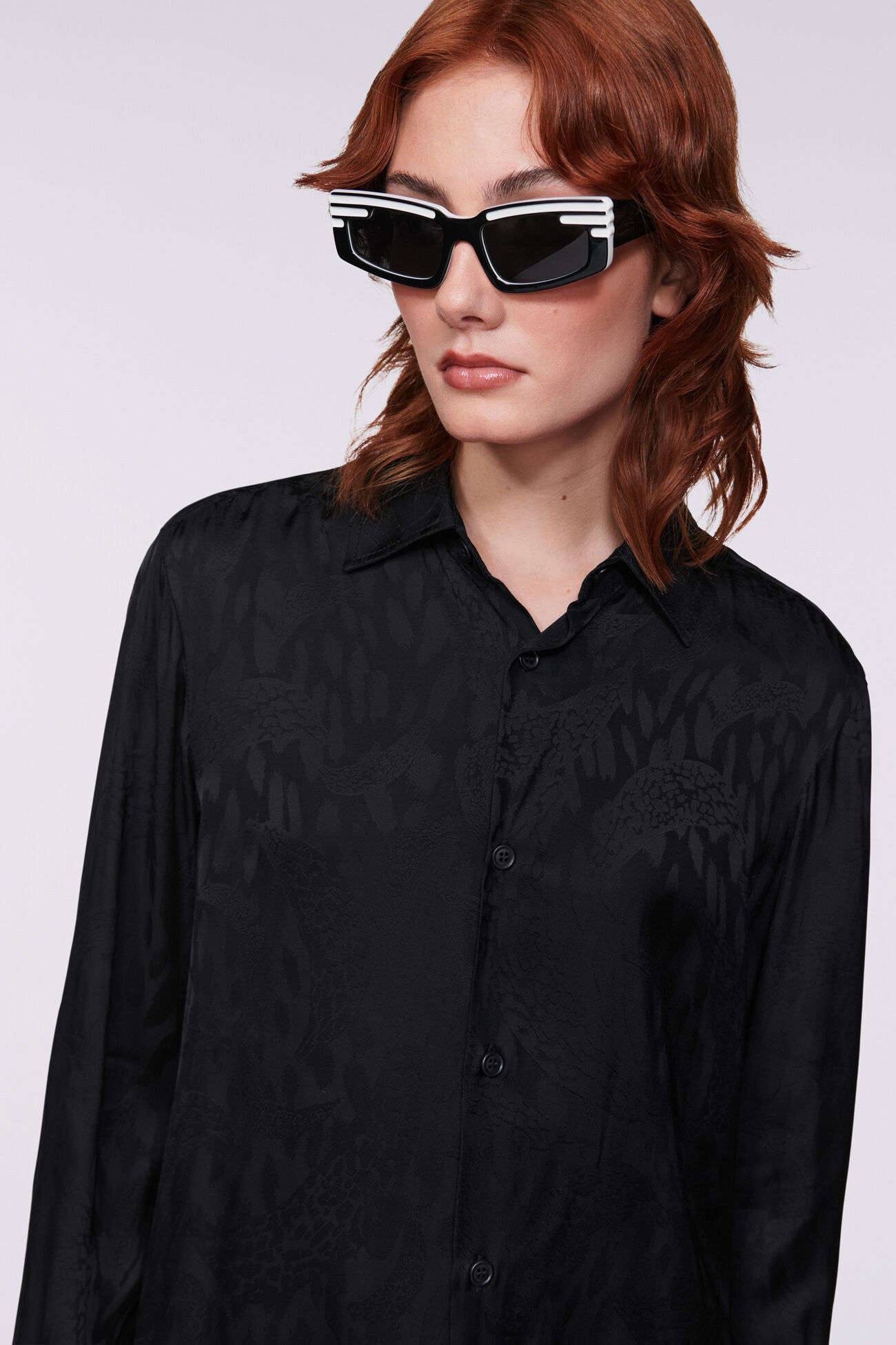 Banimalier Jacquard Shirt Black