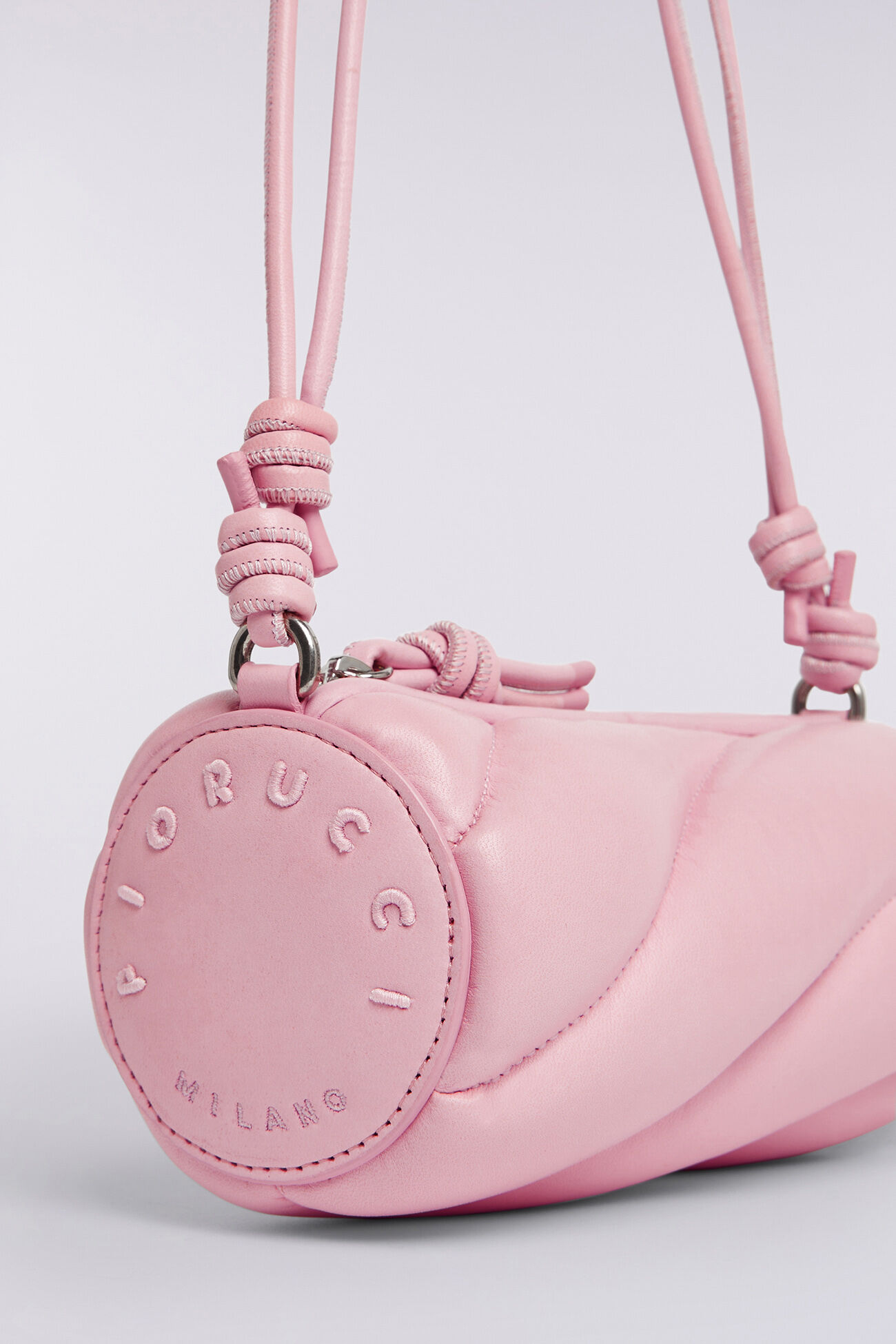 Mella Leather Mini Bag Pink