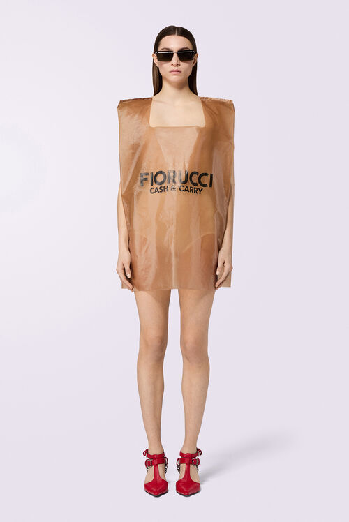 Cash and Carry Mini Dress Beige