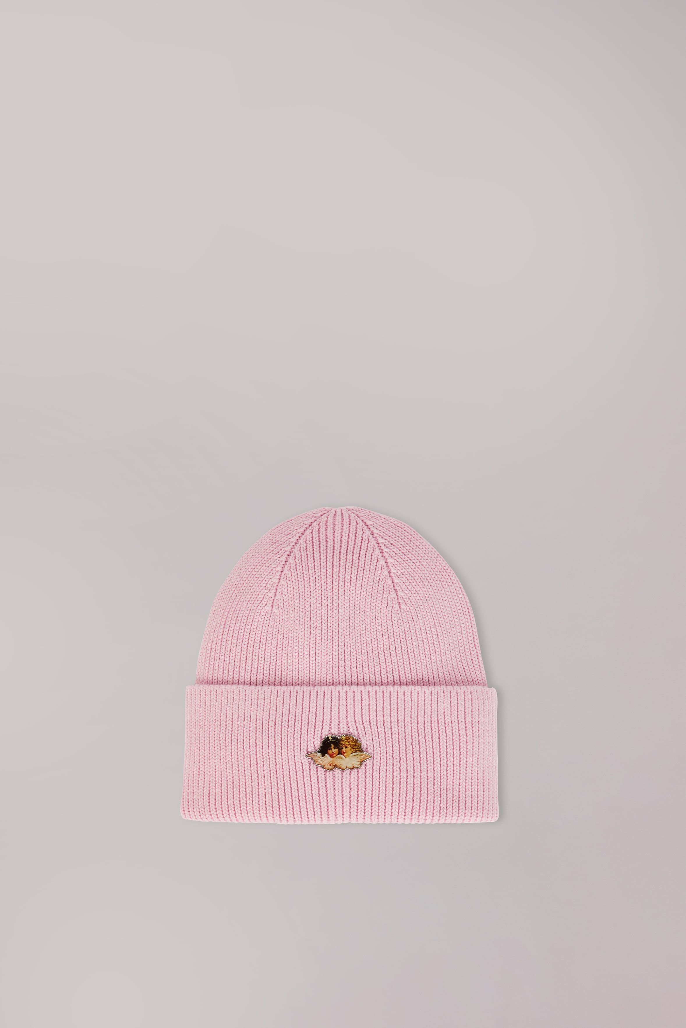 Icon Angels Plaque Beanie Pink