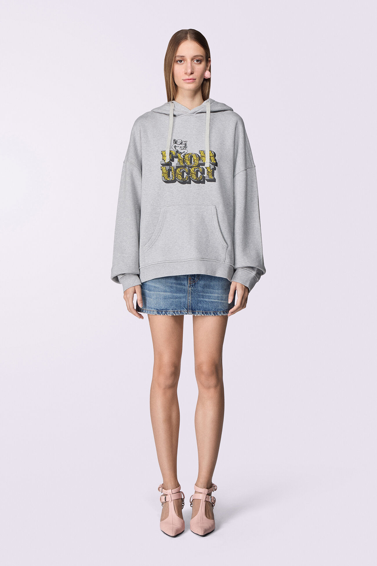 Unisex Rococo Logo Hoodie Grey