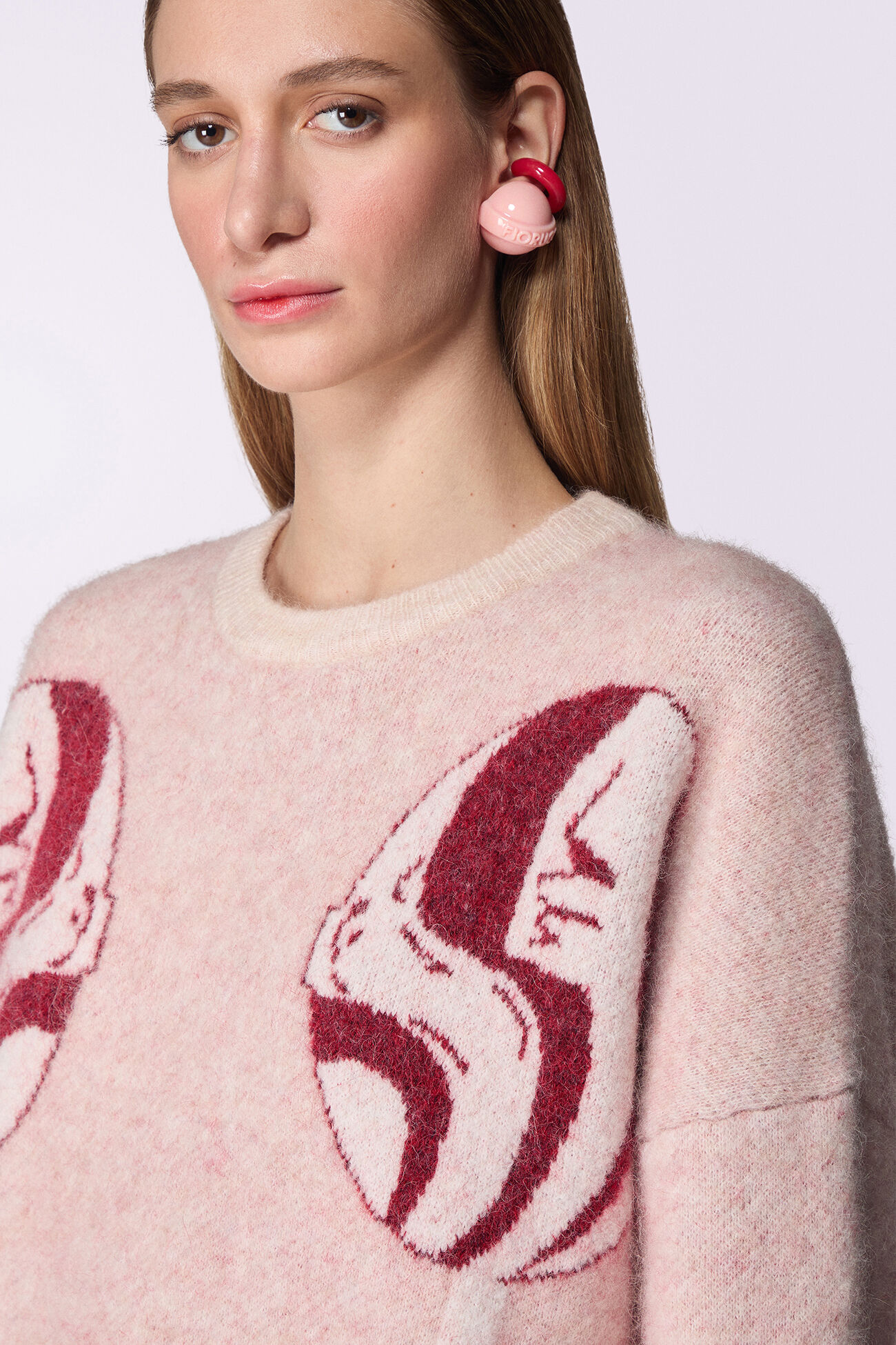 Unisex Lollipop Knit Jumper Cream