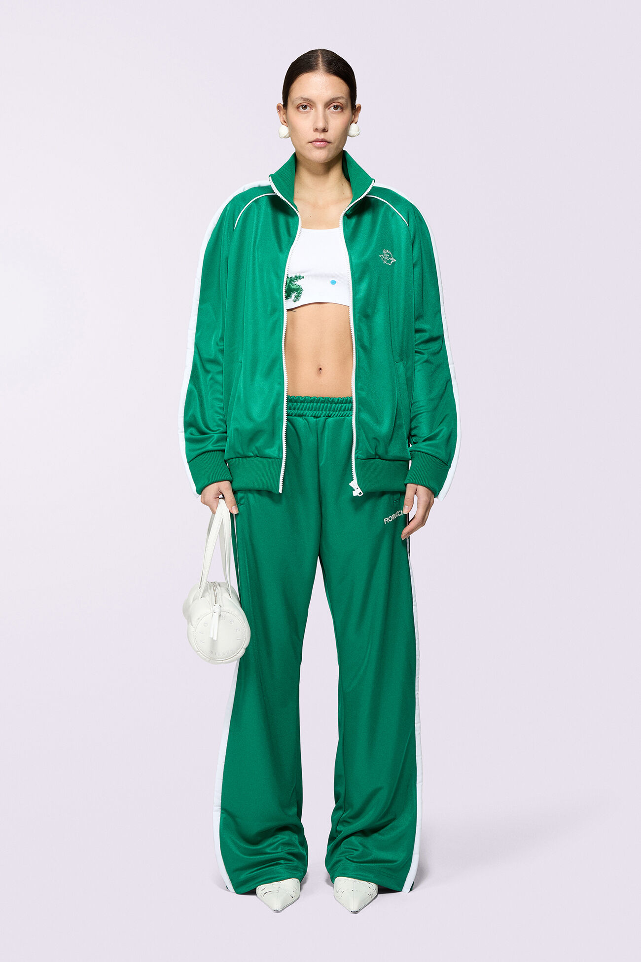 Unisex Tracksuit Joggers Green
