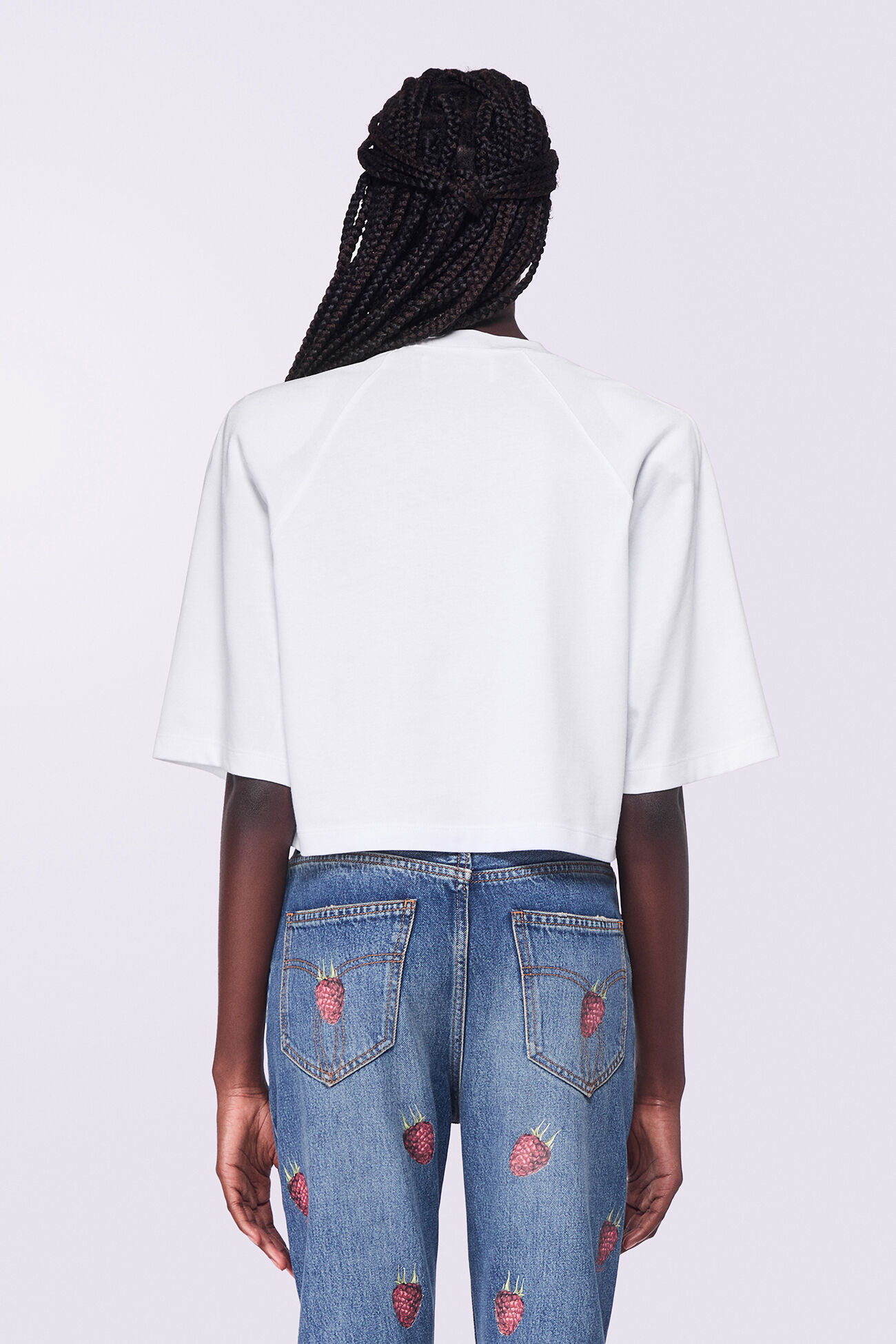 Love Graphic Crop T-Shirt White