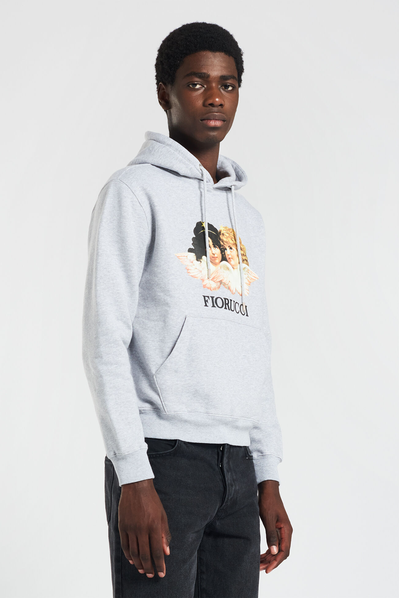 Fiorucci Grey Angel Sweatshirt Fiorucci Grey Oversized Angel