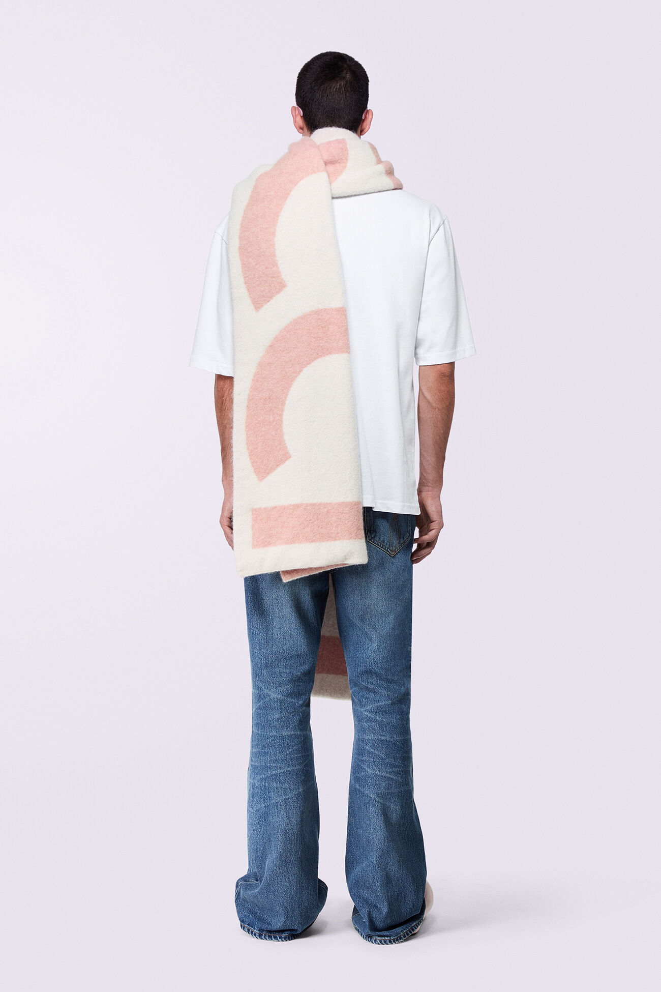 Logo Scarf Pink