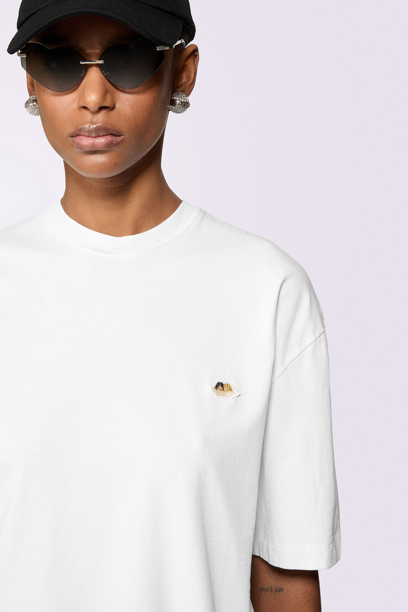 Angels Patch Relaxed T-Shirt White
