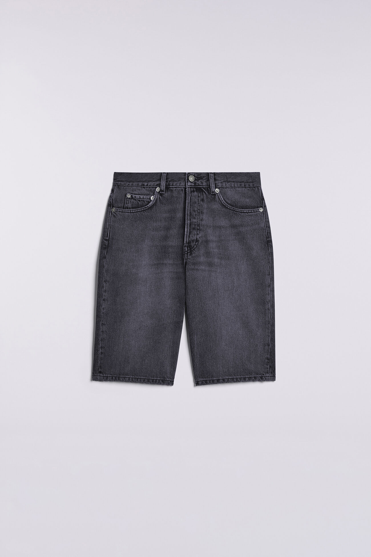 Denim Bermuda Shorts Black