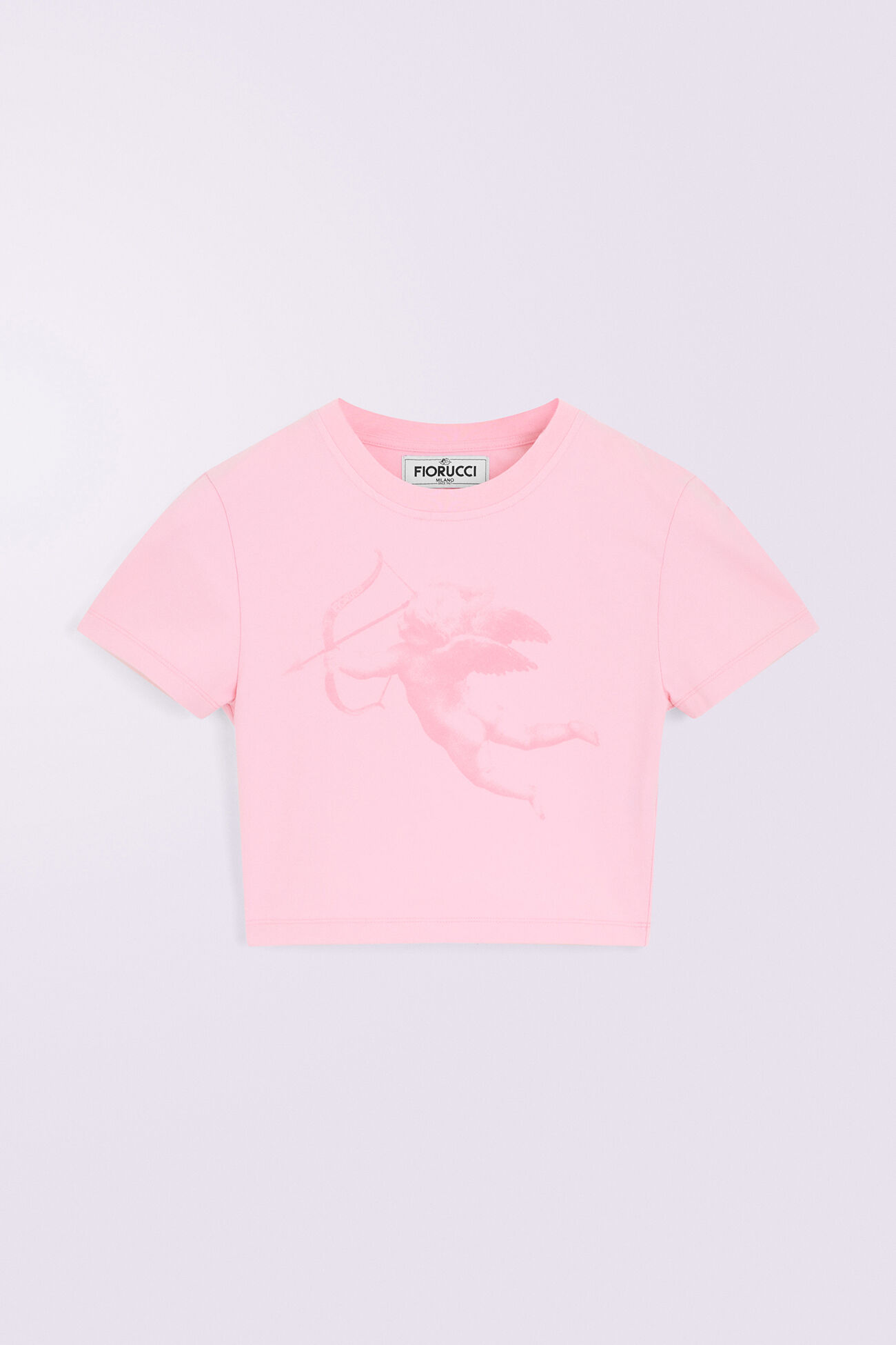 Cupid Graphic Baby T-Shirt Pink