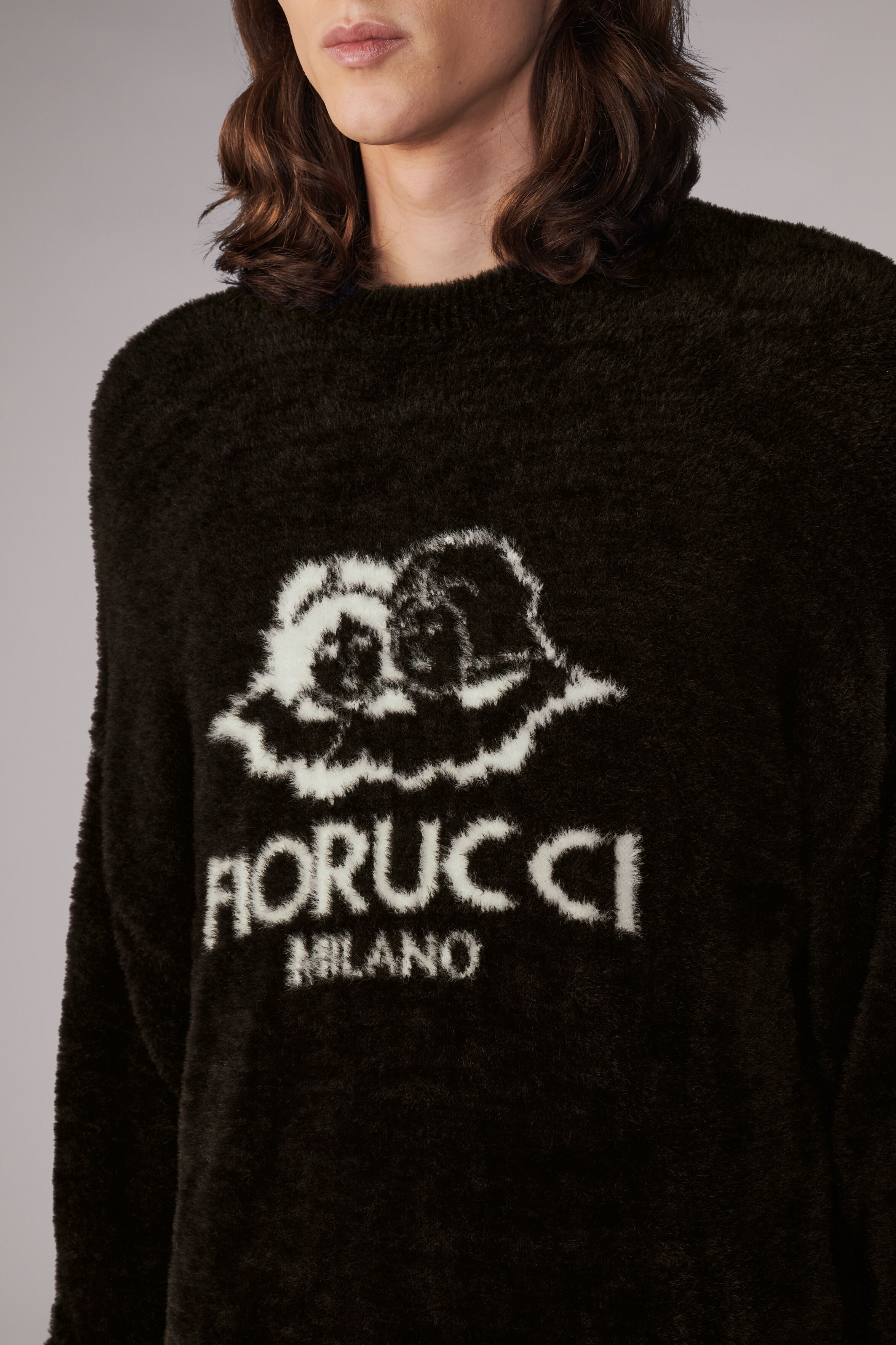 Unisex Milano Angels Knit Jumper Black