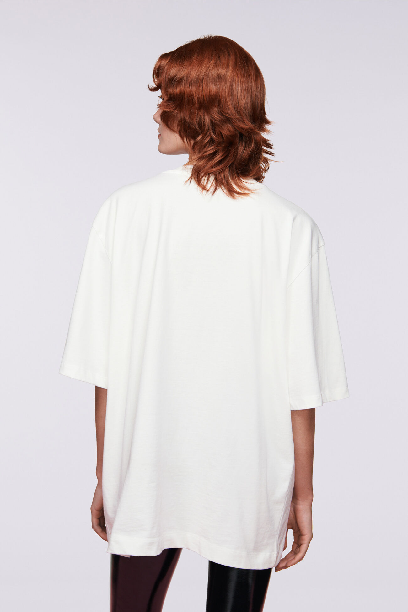 Unisex Mouth Graphic T-Shirt White