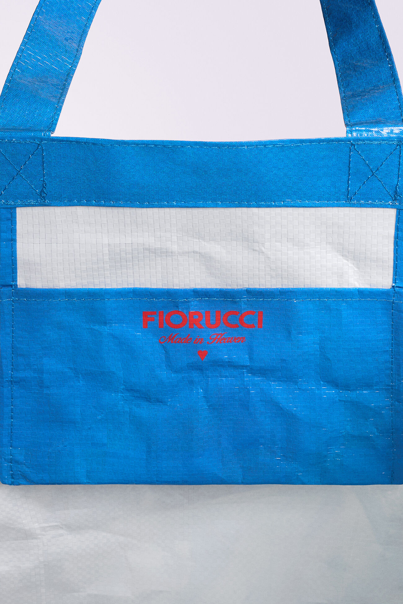 Portofino Postcard Maxi Tote Bag Blue