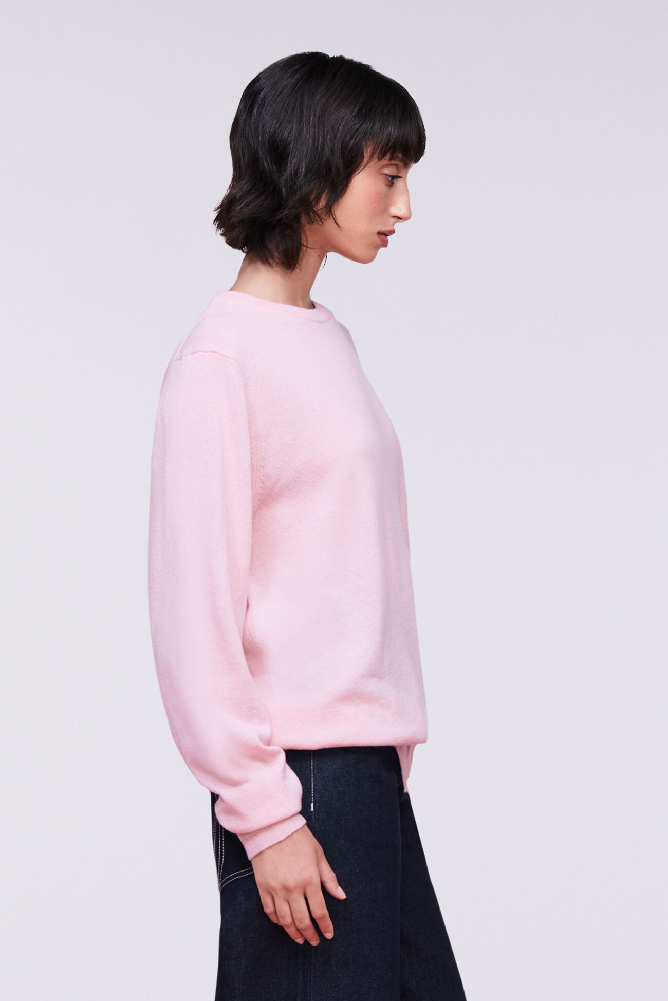 Angels Patch Knit Jumper Pink