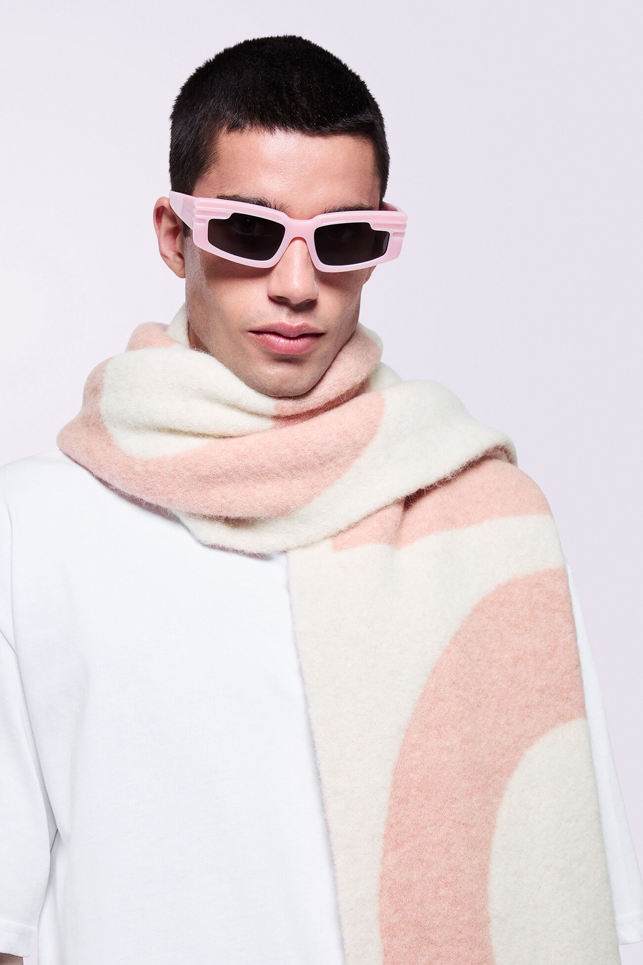 Logo Scarf Pink