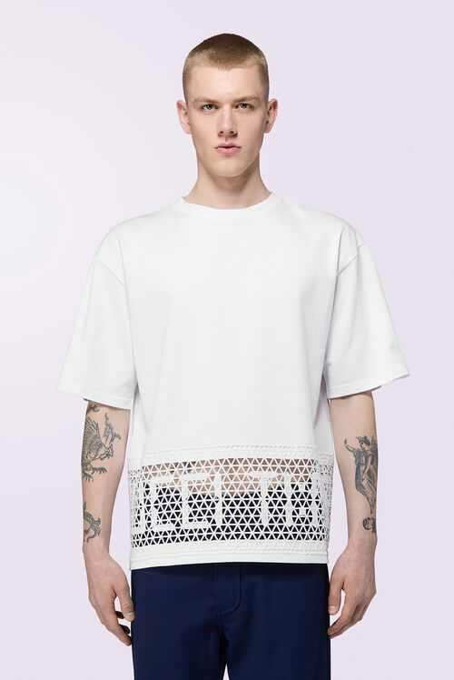 Time Lace T-Shirt White