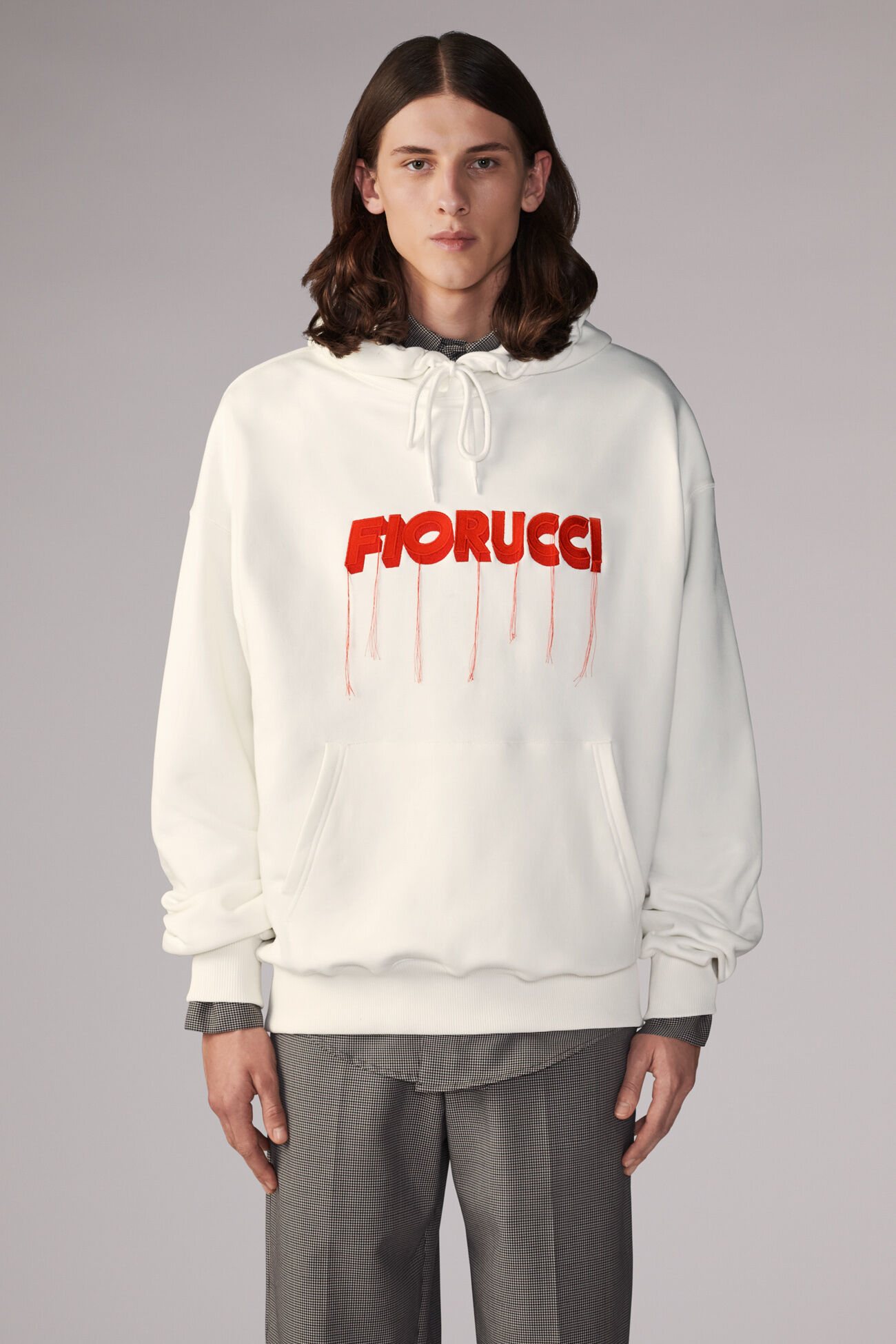 Club Logo Hoodie Off White