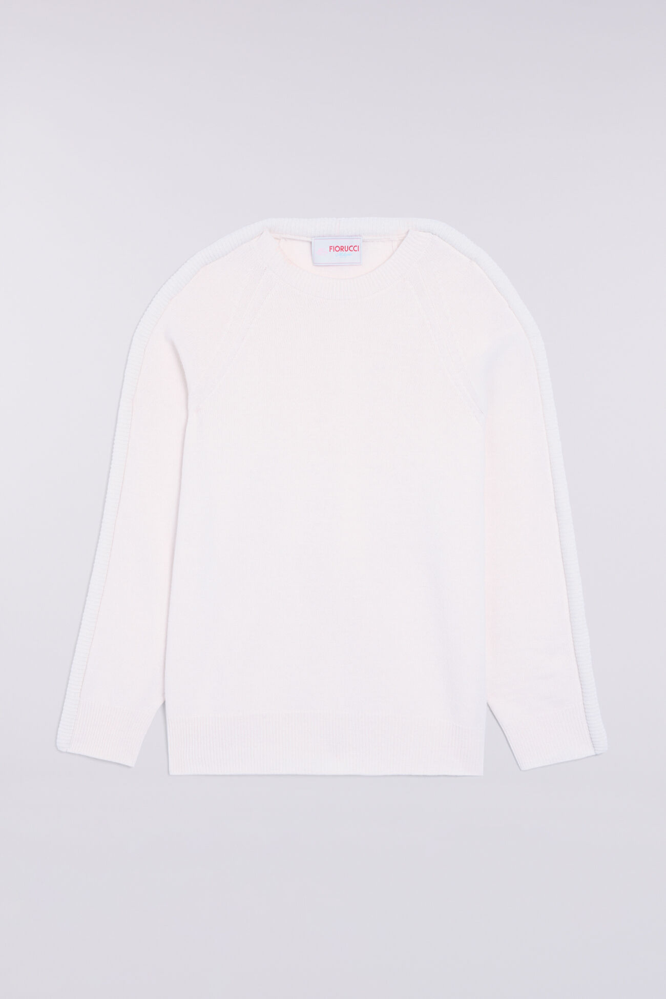 Puff Knit Jumper White