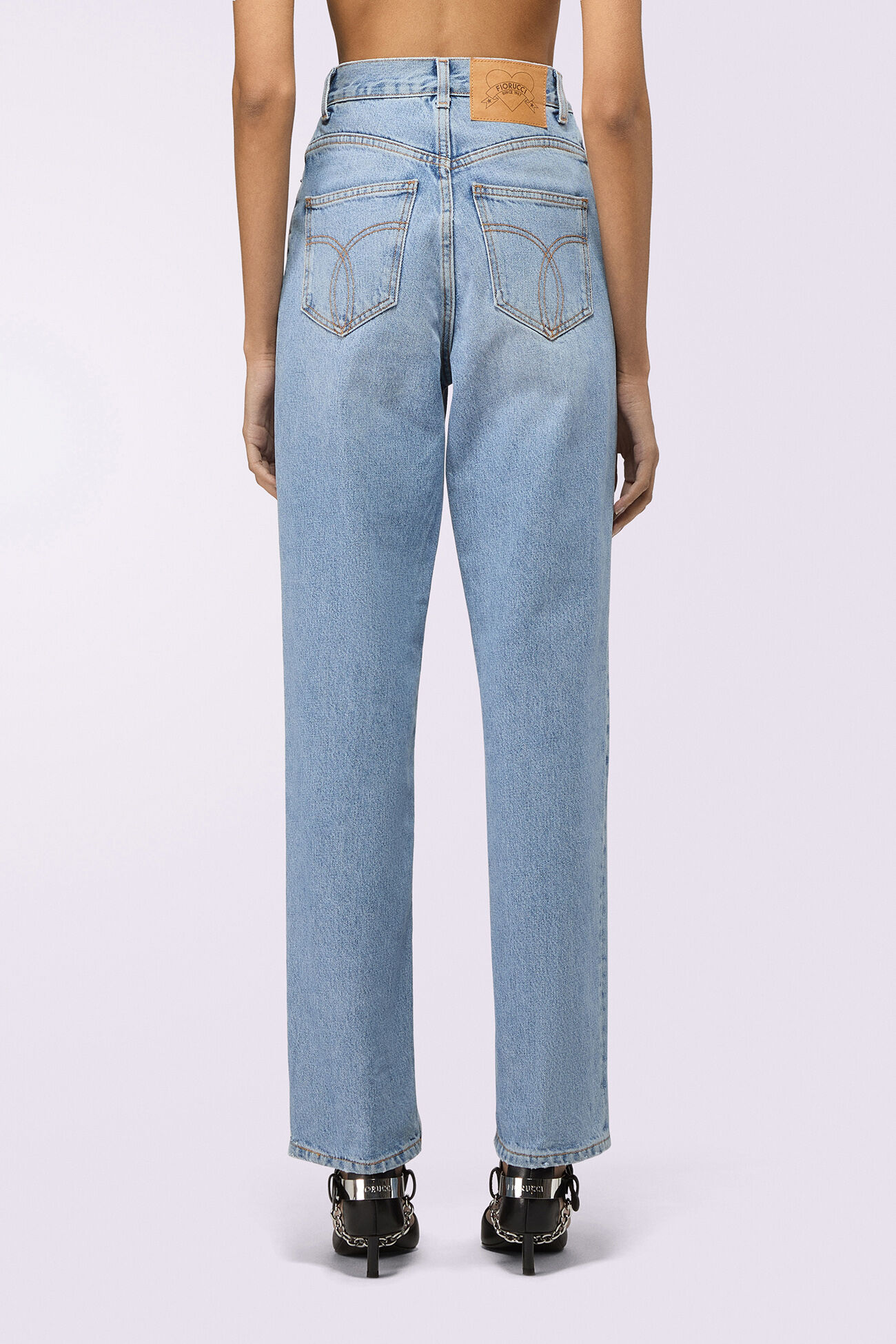 High Waist Jeans Light Blue