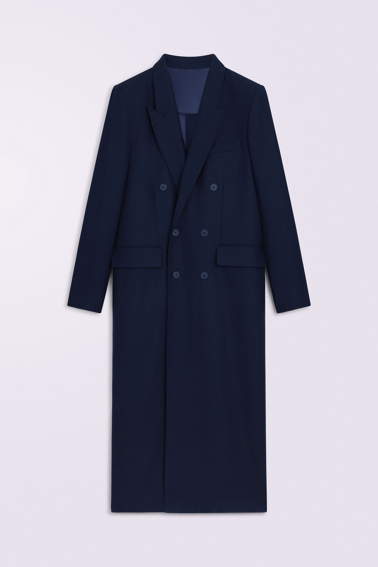 Double Breasted Coat Navy