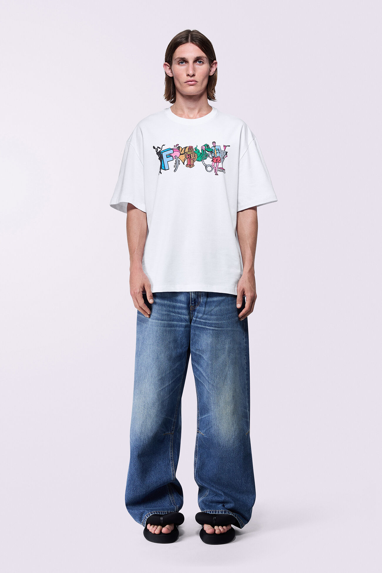 Toon Logo T-Shirt White