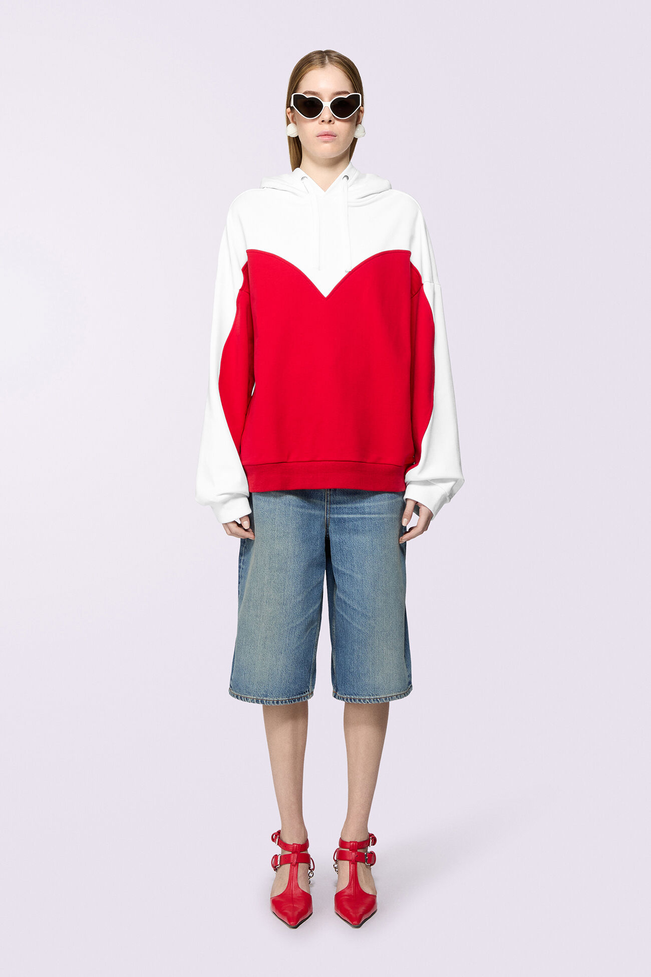 Unisex Heart Hoodie Multi