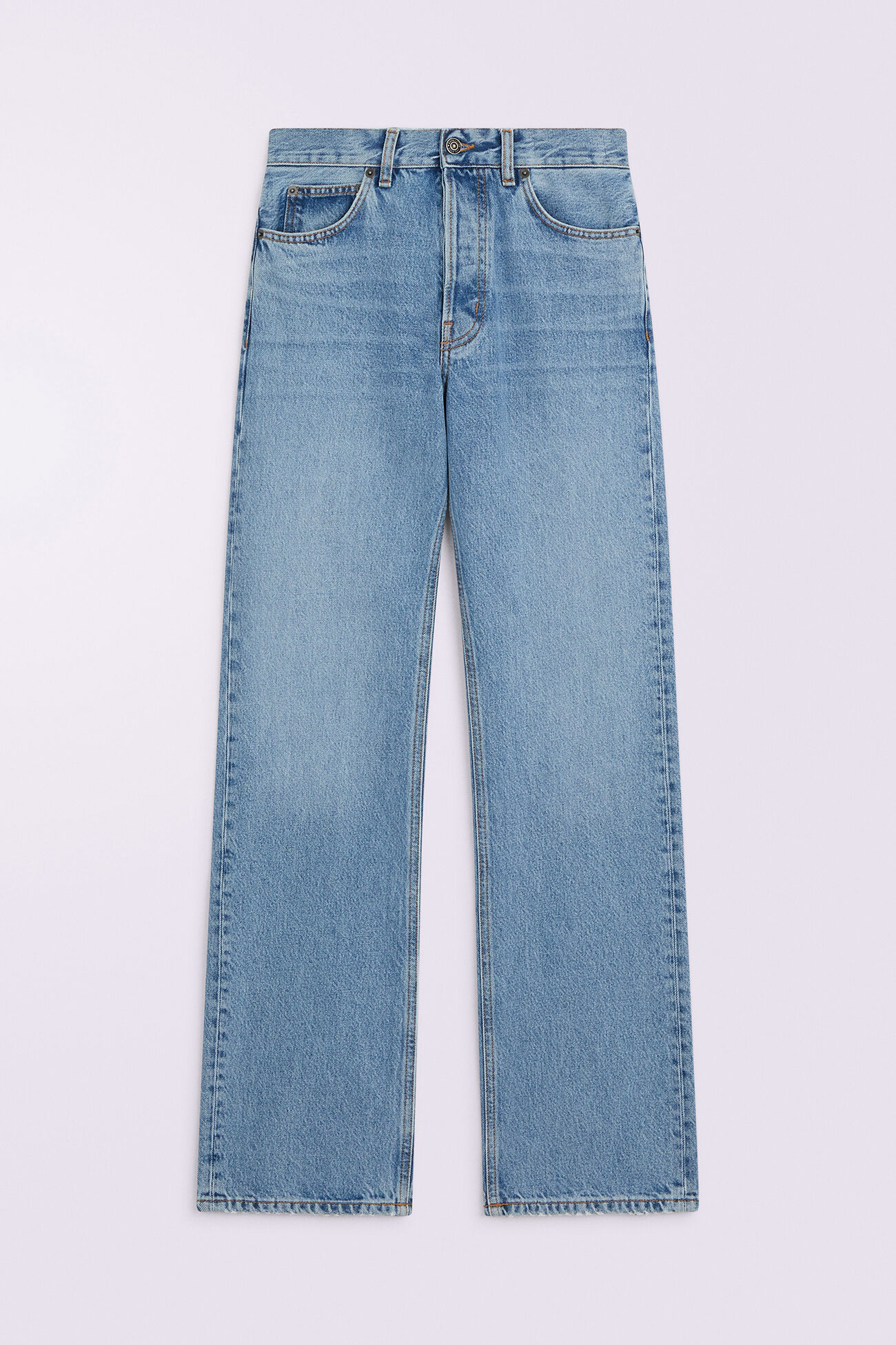 Straight Fit Jeans Light Blue