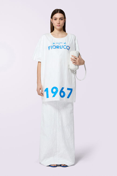 Dreaming 1967 Mini T-Dress White