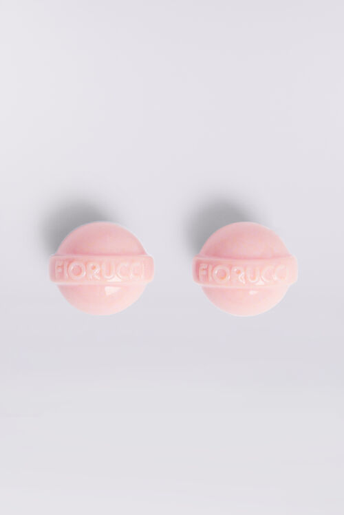 Mini Lollipop Earrings Pink