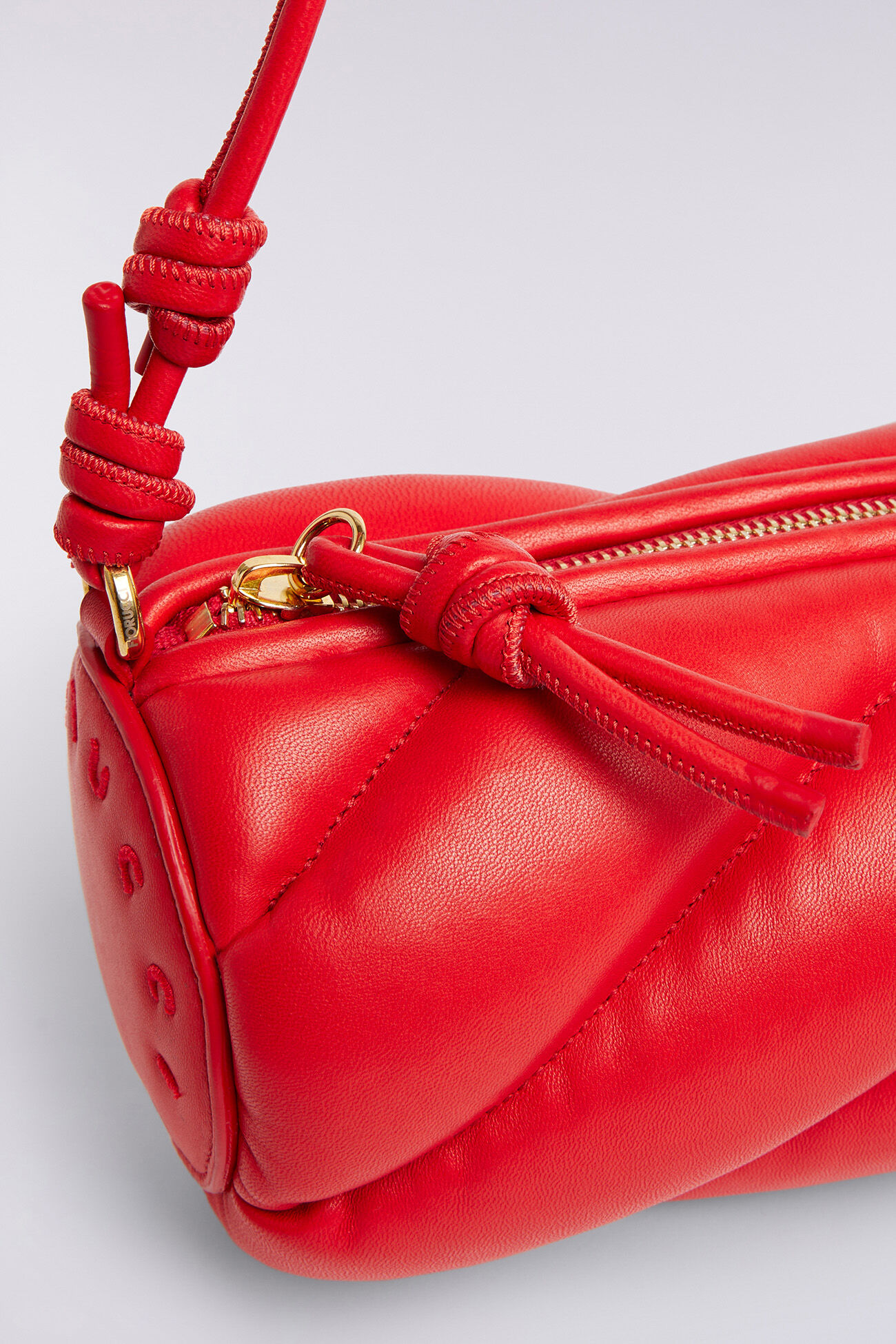 Mella Leather Mini Bag Red