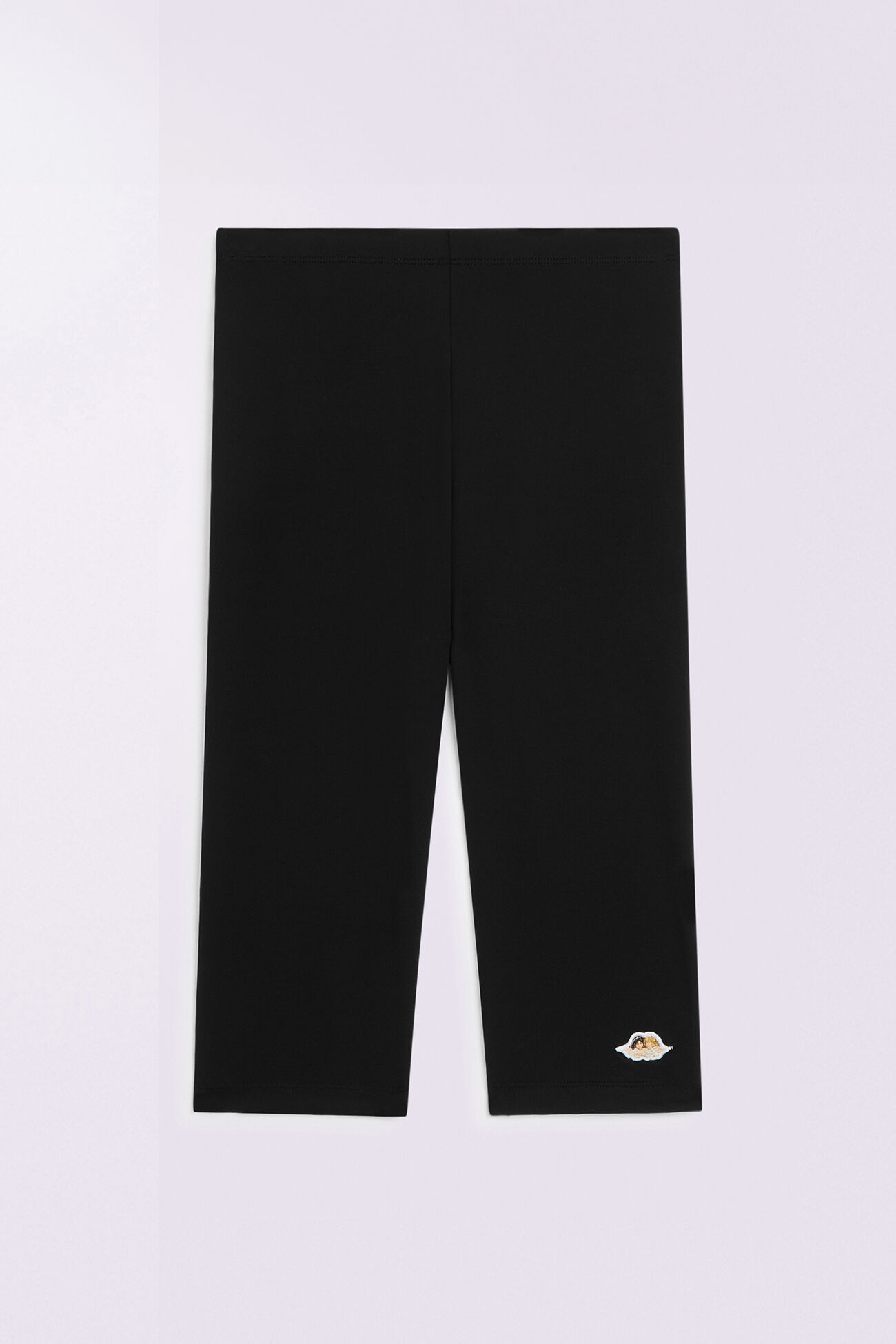 Angels Patch Biker Shorts Black
