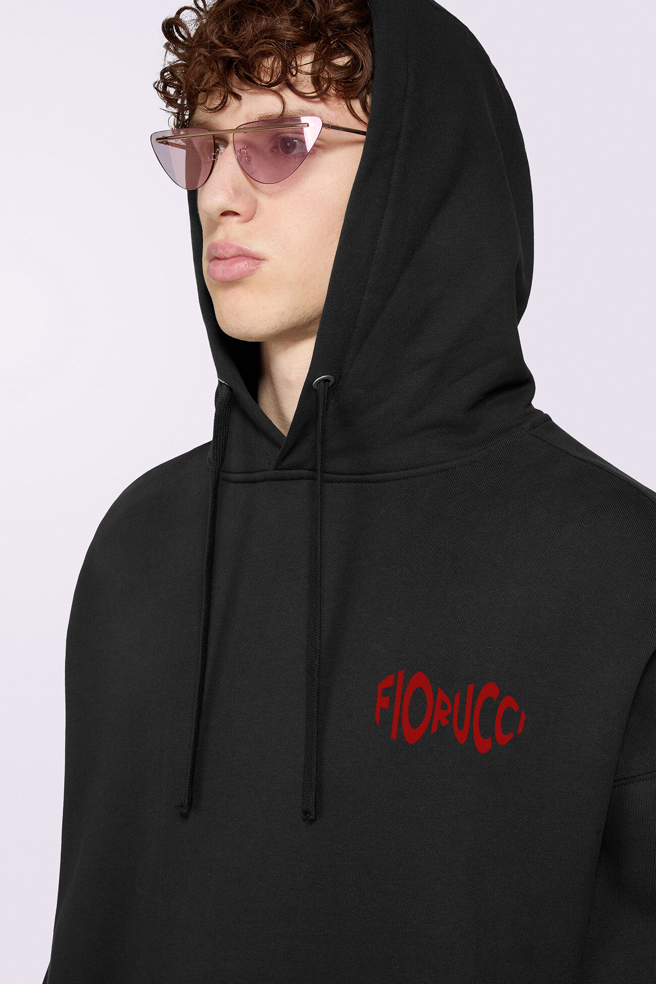 Cherry Mouth Hoodie Black