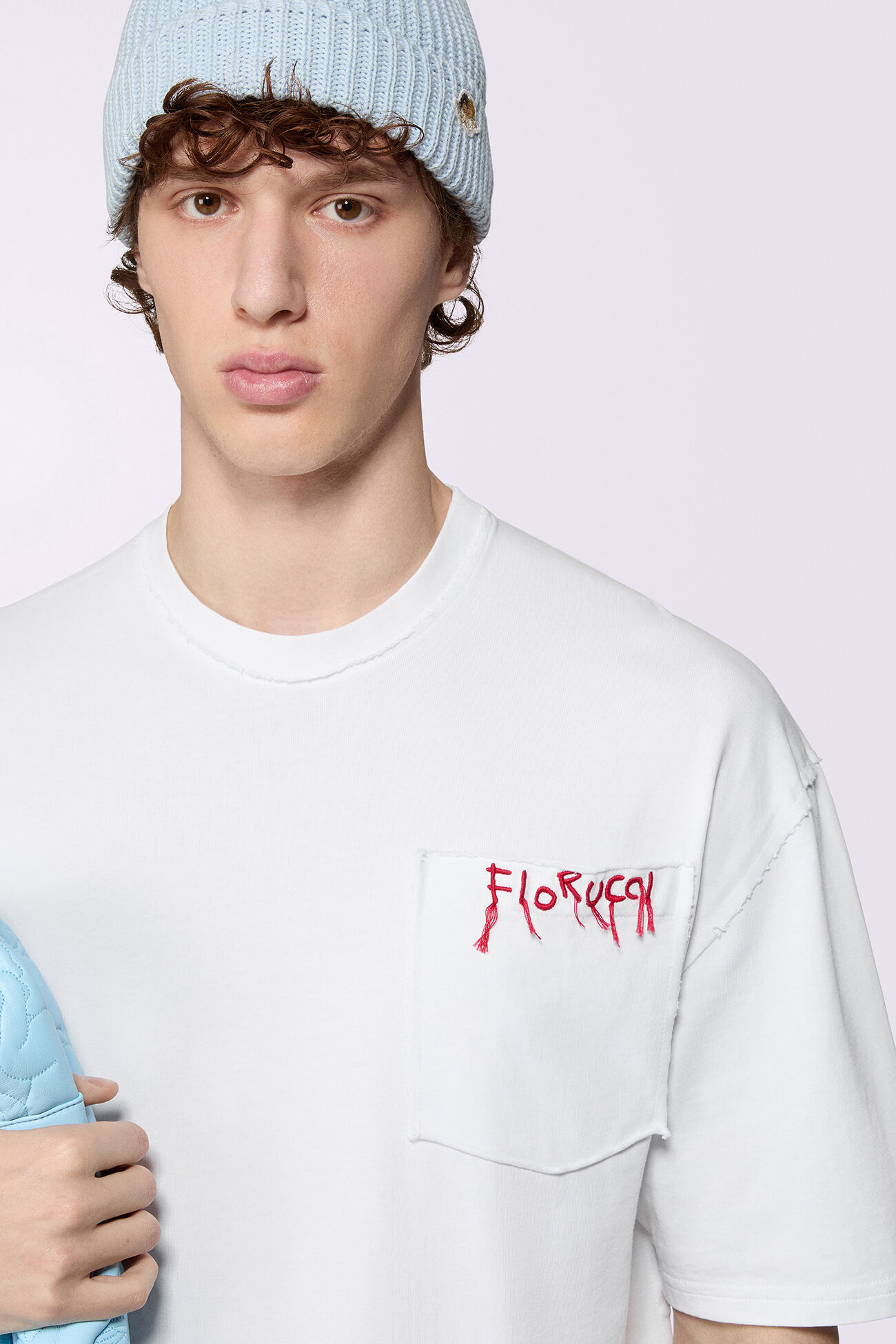 Embroidered Logo T-Shirt White