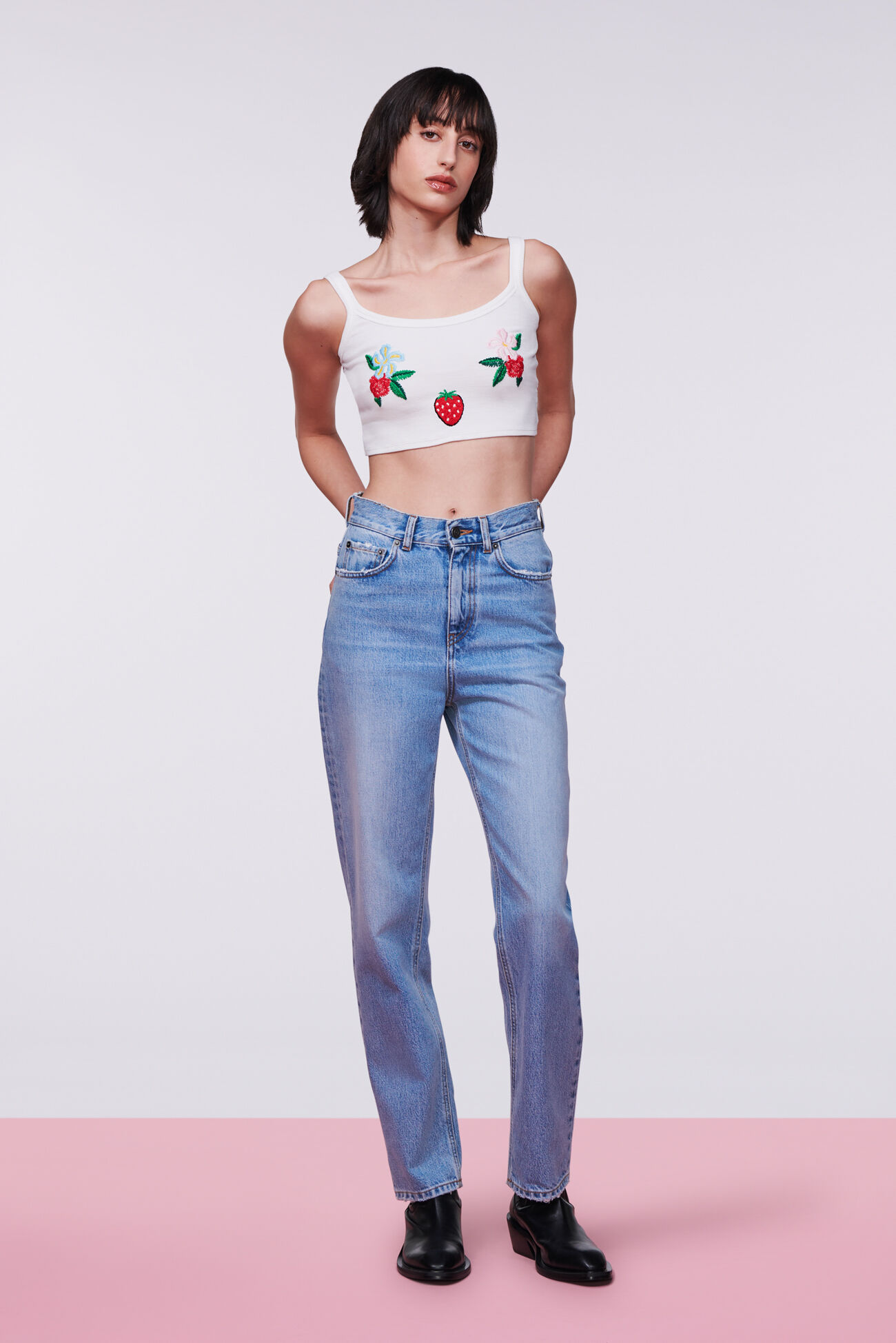 High Waist Jeans Light Blue