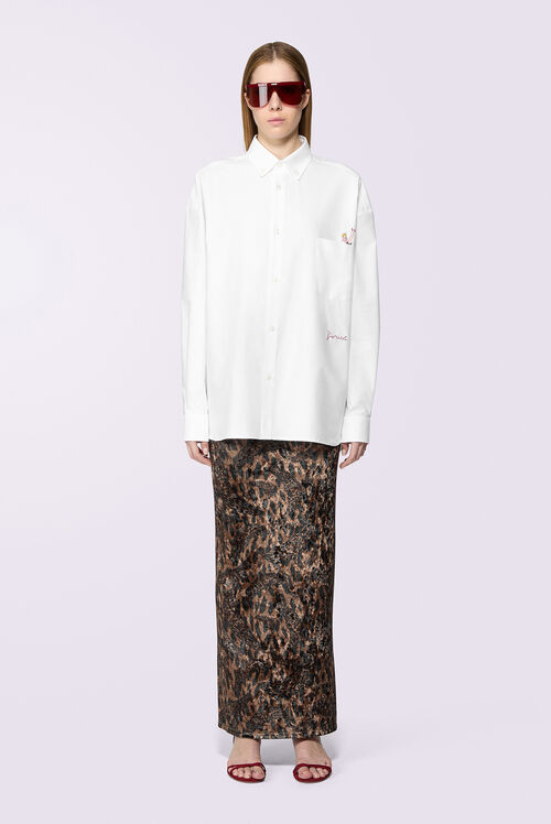 Pin Up Lover Shirt White