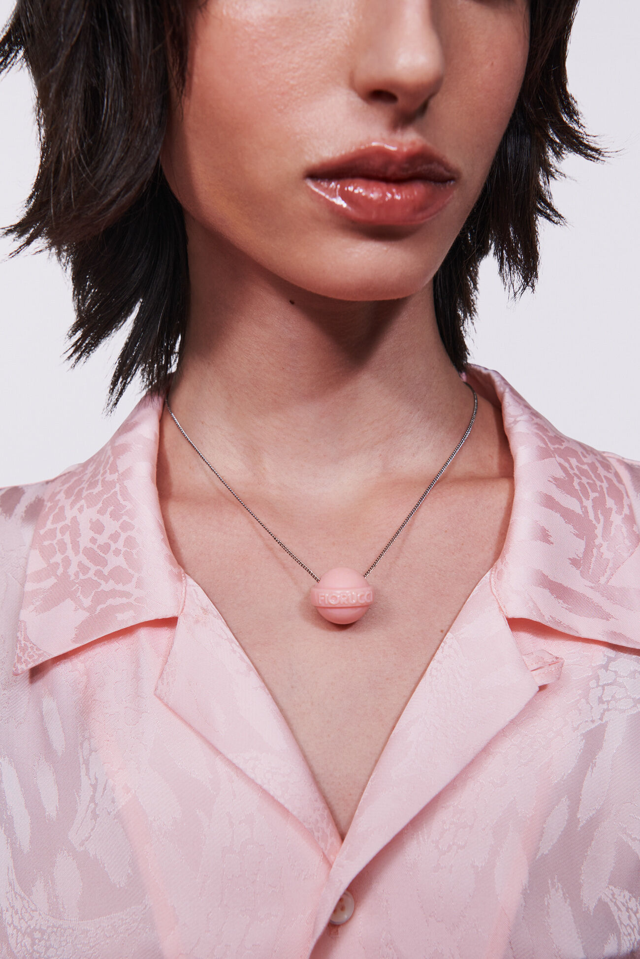 Lollipop Necklace Pink
