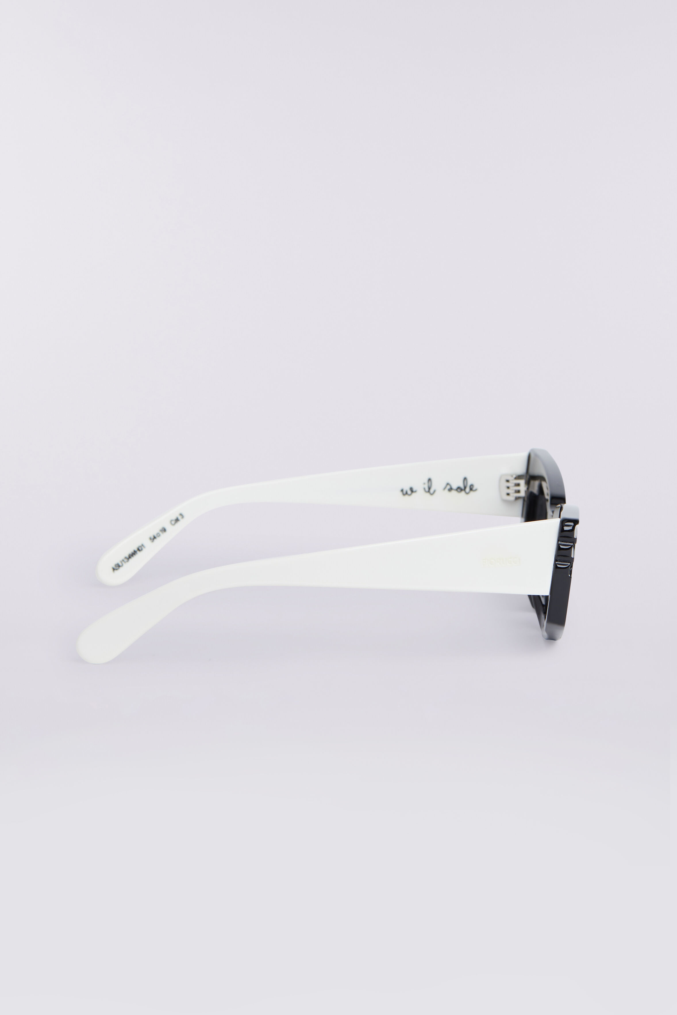 Rectangular Wing Sunglasses White